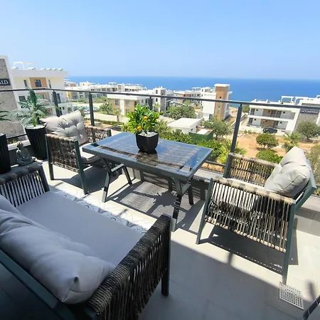 Luxury Sea & Pool View At Caesar Cliff Esentepe Apartamento Perivolia tou Trikomou